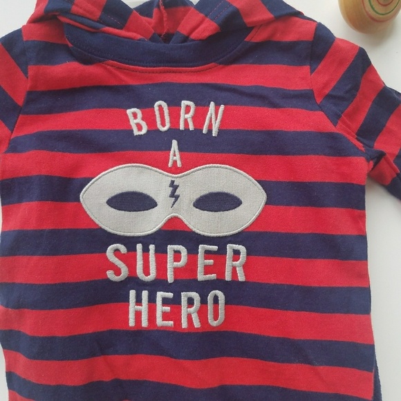 Child of Mine Infant Superhero Sweatshirt Sweatpants Outfit | 3-6 Months - Picture 3 of 5